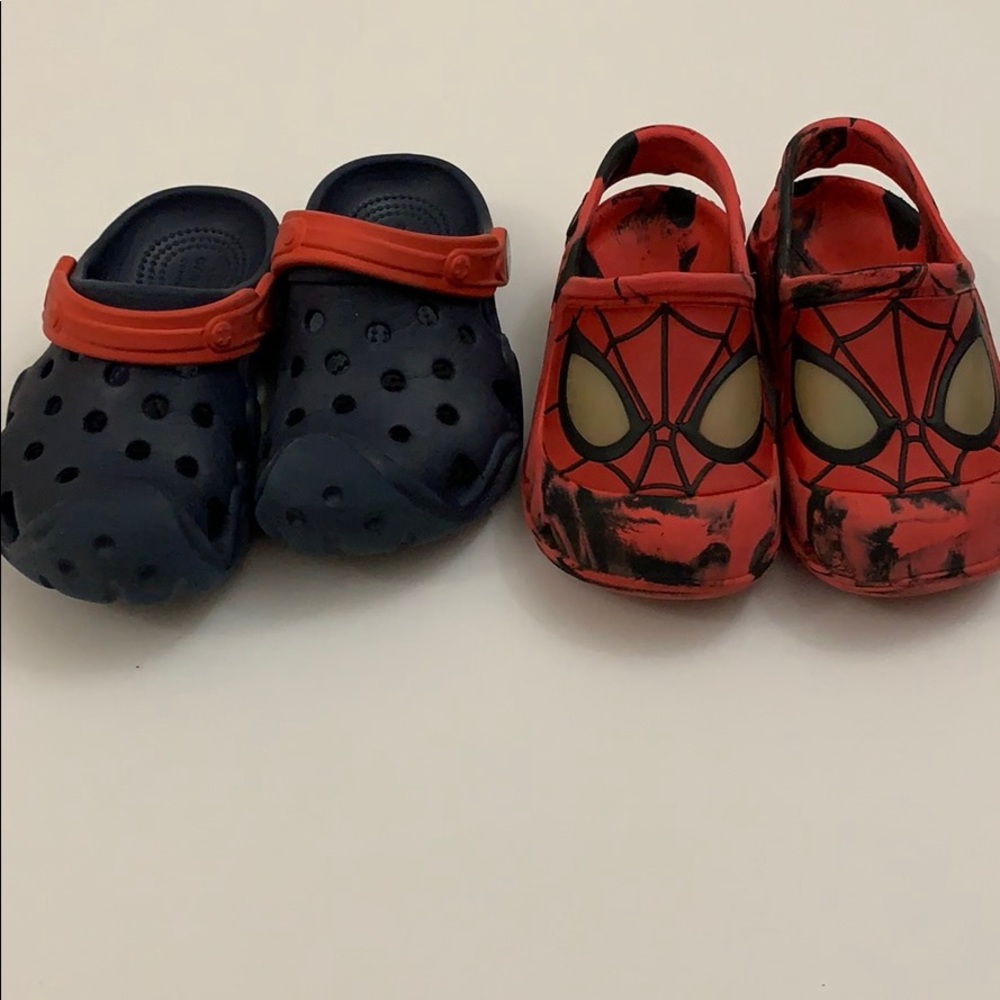 ✨Spider Man/Blue Children’s Crocs✨